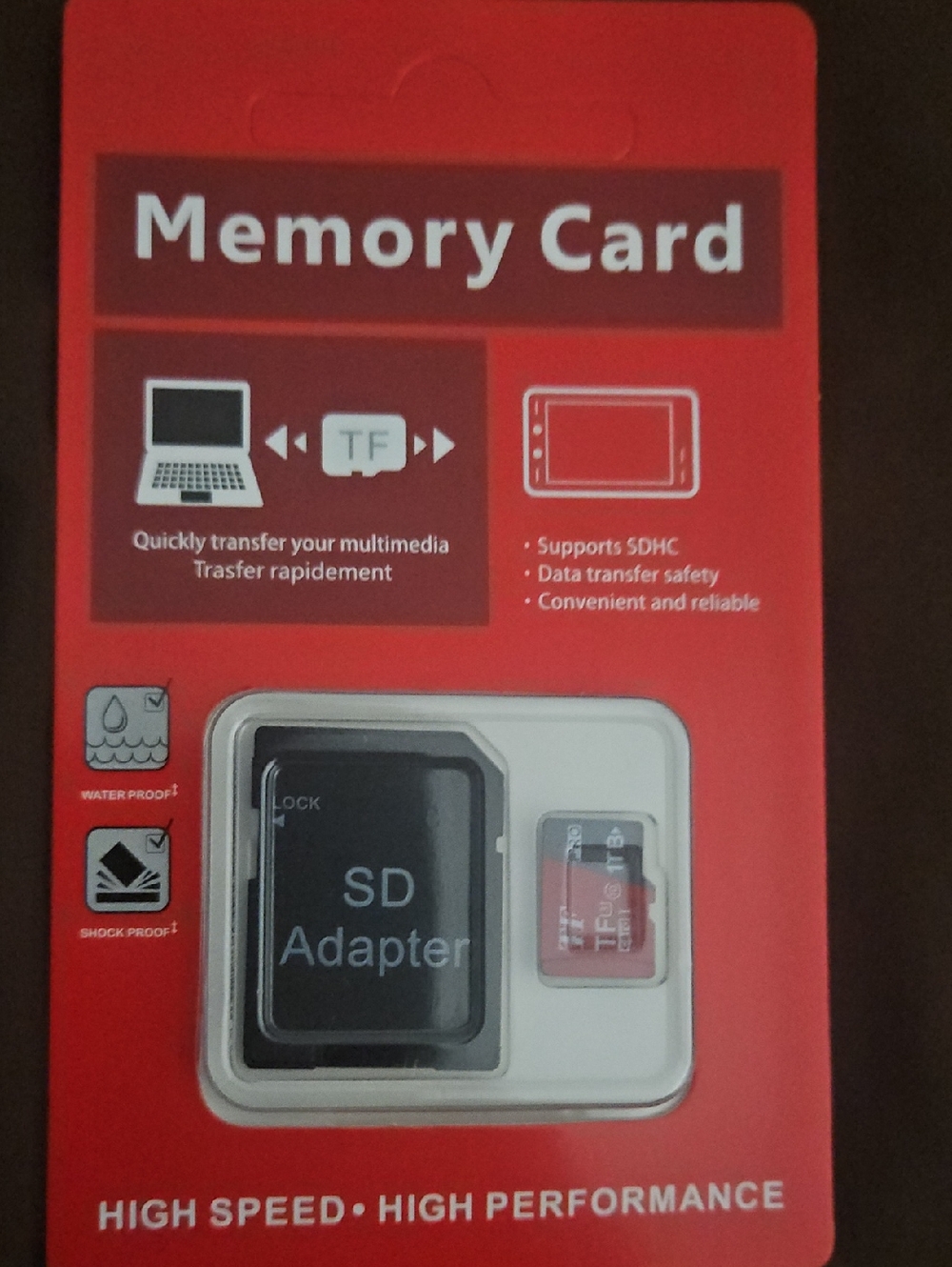 2&1 Pack x 1TB / 1024GB Universal Micro TF Flash Memory Card with Adapter